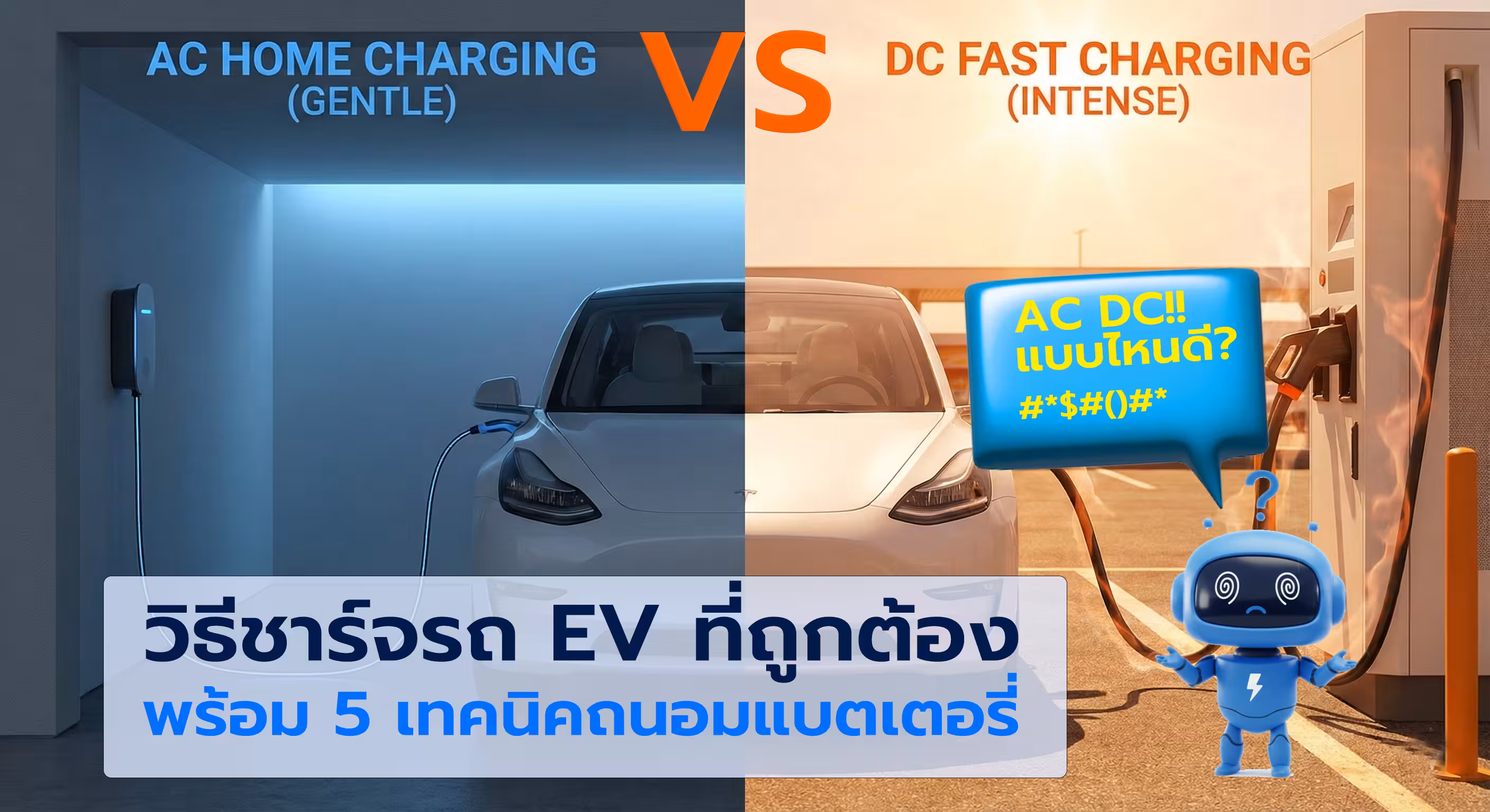 วิธีชาร์จรถ EV ที่ถูกต้อง: 5 ทริคถนอมแบตเตอรี่ให้อยู่ได้นานเป็น 10 ปี | PrakanEV