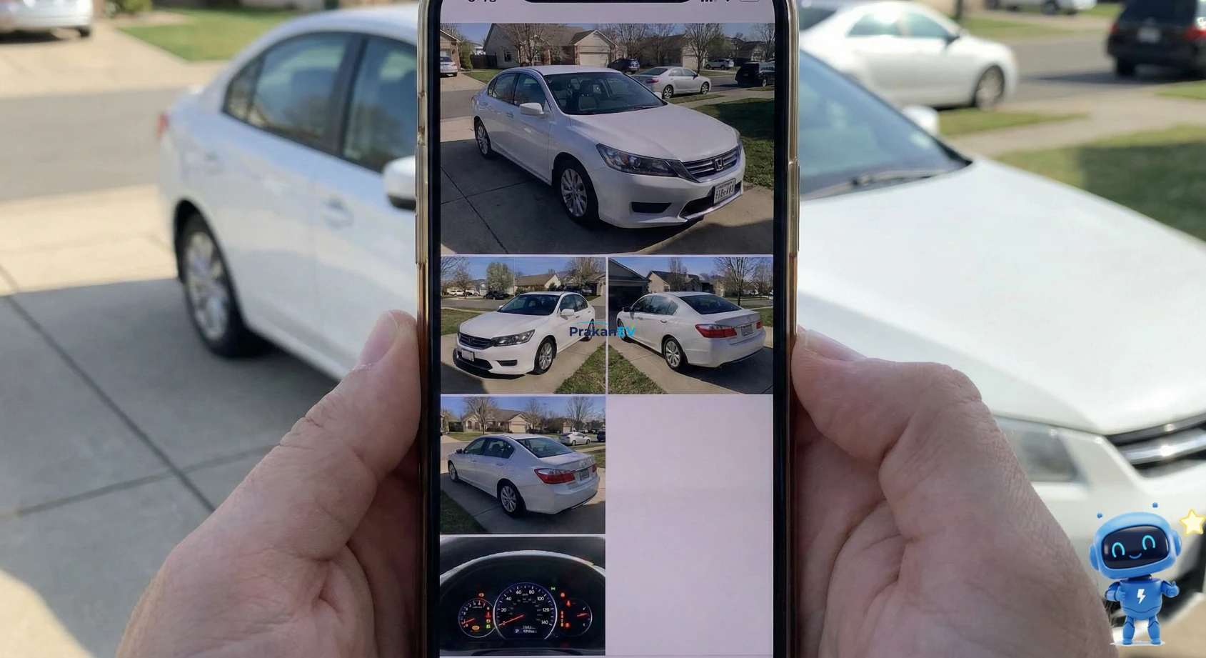 ตัวอย่างมุมถ่ายรูปตรวจสภาพรถ